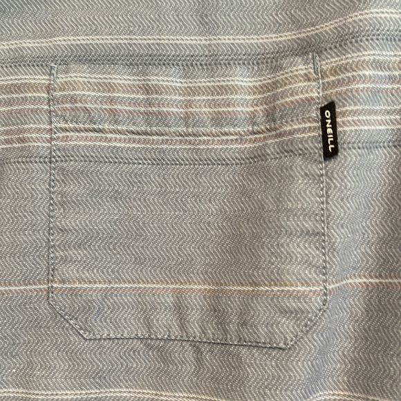 O’Neill Boys XL Button Up Shirt Light Blue - Picture 5 of 8
